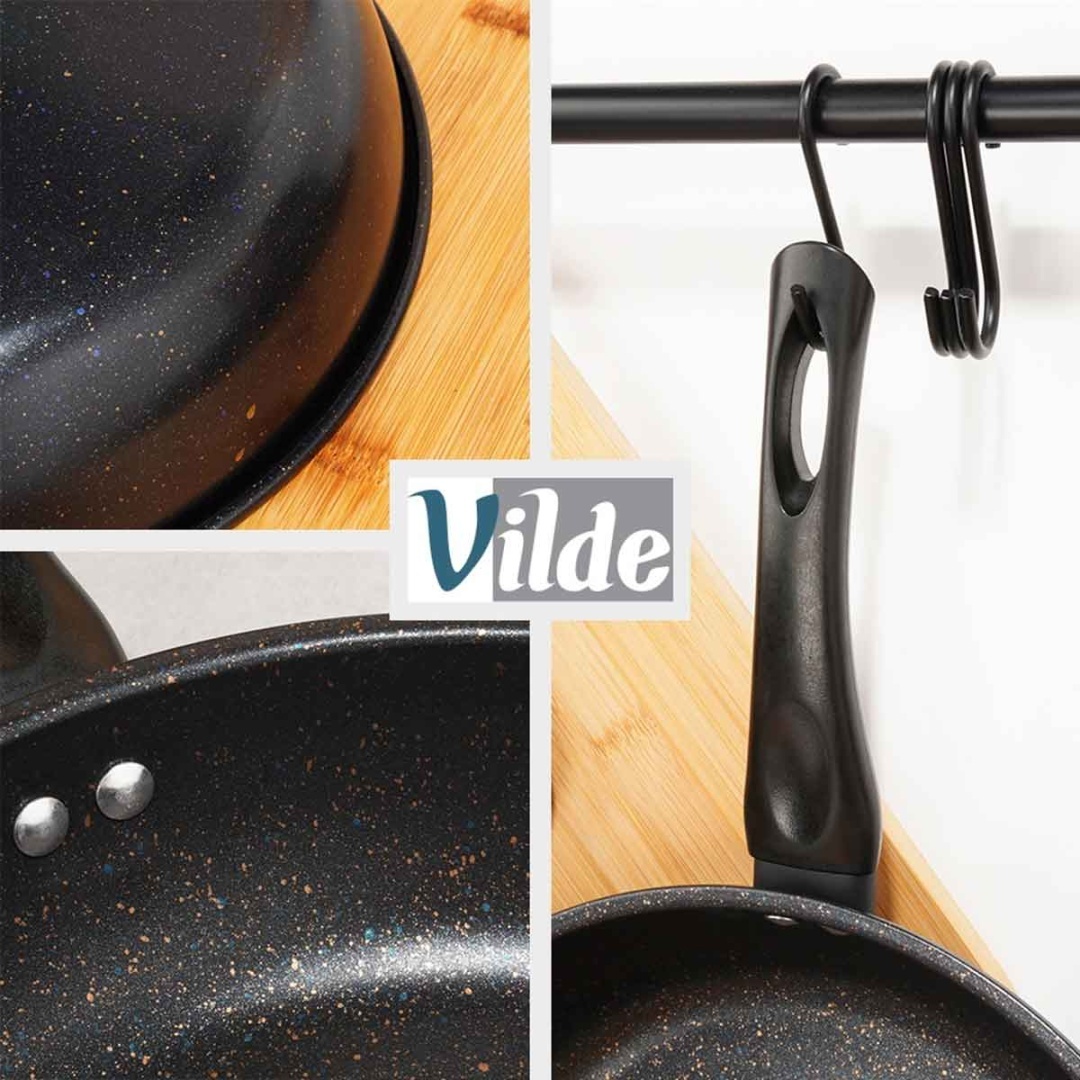 PATELNIA GRANITOWA 28cm GŁĘBOKA BASIC LINE BEZ INDUKCJI 199087